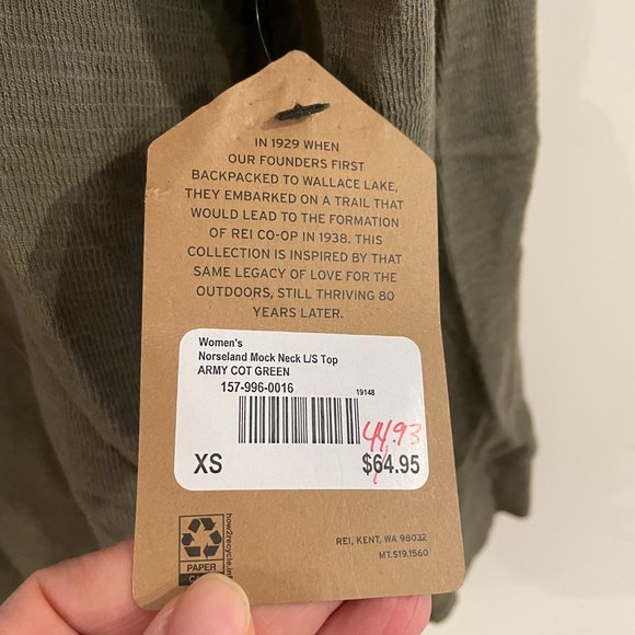 REI Norseland Mock-neck Long Sleeve - Picture 3 of 6